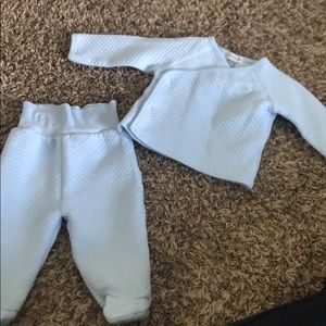 Babies top and bottom sweater set